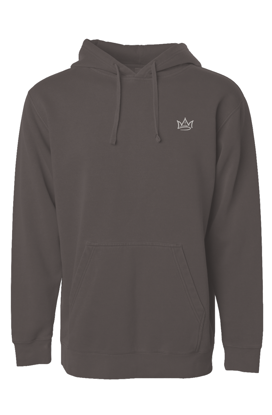 "Crown Series" Embroidered Pigment Dyed Hoodie -
